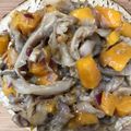 El cooksnap de Fiordaligi cuando hizo Ceviche de setas y mango.