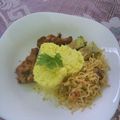 Cooksnap dari Bunda Luqman's Kitchen untuk resep Memasak Nasi Kuning lebih cepat dengan Magig Com || 25 menit