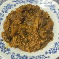 El cooksnap de Gilbert (Aprenent a la vida 📚♻️☯️) cuando hizo Salteado de arroz, calamares y salchichas.