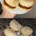 El cooksnap de Melina Alendrez cuando hizo Alfajores de coco.