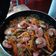 El cooksnap de Lean Morande cuando hizo Wok de verduras salteadas con langostinos.