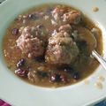 El cooksnap de Laura Gonzalez cuando hizo Albóndigas dulces.