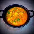 Neha Dua's cooksnap of when they made Potato peas curry.