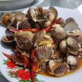 Cooksnap dari yeni untuk resep 8. Kerang Dara Saus Padang