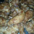 Ging's cooksnap of when they made Korean chicken wings (bonchon-alike).