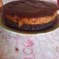 El cooksnap de Sonia Rivera cuando hizo Chocoflan.