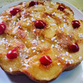 El cooksnap de marce!! cuando hizo Torta húmeda de manzana invertida.
