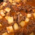 El cooksnap de An Rch cuando hizo Carne desebrada de cerdo con papas en chile guajillo💖.