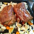 El cooksnap de Jose García Espil cuando hizo Bondiola desmechada.