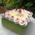 Cooksnap dari Pawon Kenes untuk resep Bolu Kukus Pandan Ombre