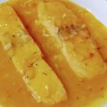 El cooksnap de Sil cuando hizo Salmón en salsa de naranja.