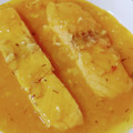 El cooksnap de Sil cuando hizo Salmón en salsa de naranja.