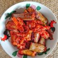 Cooksnap Lily Suryani Mohd Ali semasa beliau membuat Terung Goreng Berlada dengan Isi Ayam.