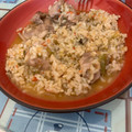 El cooksnap de Pepe cruz quintanilla cuando hizo Arroz con conejo (Thermomix).
