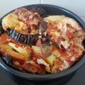 El cooksnap de John Newton cuando hizo Moussaka de berenjena, patata y boloñesa vegetariana en estuche Lékué.