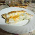 El cooksnap de Irene Marina cuando hizo Creps de champiñón, bacon, gambas y bechamel.