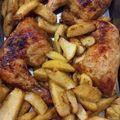 Cooksnap από Περσα στη συνταγή Μπούτια κοτόπουλου με πατάτες στο φούρνο !!