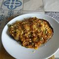 El cooksnap de Nuria Haro cuando hizo Berenjenas rellenas de atún.