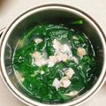 Cooksnap của Huyen le Tran khi họ làm theo món Canh ngao mồng tơi