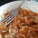 El cooksnap de Samantha cuando hizo Pasta de tomate natural, acompañada de fusilli y pollo.
