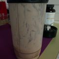 El cooksnap de Laura cuando hizo Lassi de manzana.