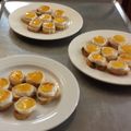 El cooksnap de Javier Rubin Lopez "el salsero" cuando hizo Bocaditos de pan tostado requesón y mermelada de albaricoque.