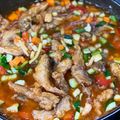 Cooksnap Sesimple Loralin semasa beliau membuat Isi ikan sweet and sour.