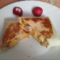 El cooksnap de Antonia García Fernández cuando hizo Piadina rellena de pollo con mango y salsa de yogur.