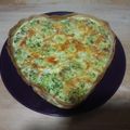 El cooksnap de Ingrid Martín cuando hizo Quiche de brócoli y jamón serrano.