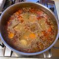 Kőváriné Szoboszlay Éva Cooksnap-ja, amikor elkészítette a(z) Lencseleves kolbásszal receptet.
