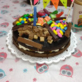El cooksnap de marcela ibañez cuando hizo Torta golosinas cumpleaños nieta.