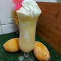 Syeda Sarah Taha's cooksnap of when they made Mango smoothie.