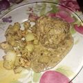 El cooksnap de Florencia Cuenca cuando hizo Pollo con crema muy fácil.