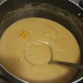 El cooksnap de Loreto Eugenia Reyes Toro cuando hizo Crema de arvejitas amarillas con zapallo camote y huevo frito.