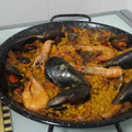 El cooksnap de Marcos Marcos cuando hizo Paella de marisco.