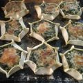 El cooksnap de Agostina Casalet cuando hizo Canastitas de espinaca y queso.