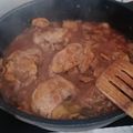 El cooksnap de boladeras cuando hizo Muslos de Pollo deshuesados a la cerveza.