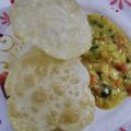 Meena Ramesh's cooksnap of when they made மைதா பூரி.
