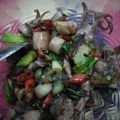 Cooksnap dari Rahayu Santoso untuk resep Tumis cumi asin daun kemanggi