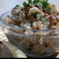  Chef Richa pathak. का कुकस्नैप जब उन्होंने साबूदाना की खिली खिली खिचड़ी (Non sticking Sago Khichdi) बनाया था।