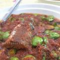Cooksnap Lily Suryani Mohd Ali semasa beliau membuat Tumis Sardin kentang goreng.