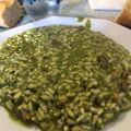 El cooksnap de Nerea De Las Heras cuando hizo Risotto de Espinacas, en la Monsieur Cuisine.