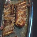 El cooksnap de Sabela cuando hizo Costillas de cerdo al horno.