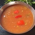 Pinky jain का कुकस्नैप जब उन्होंने टेस्टी टमाटर गाजर सूप (tasty tamatar gajar soup recipe in Hindi) बनाया था।