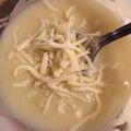 Simi and Milo's cooksnap of when they made Creamy But Light Cauliflower Cheese Soup.