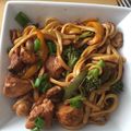 El cooksnap de Romina Palenzona cuando hizo Tallarines con vegetales.