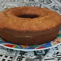 El cooksnap de Cinthia Villagra cuando hizo Budín de mandarinas bañado en chocolate.