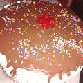 El cooksnap de andrea andrade cuando hizo Bizcochuelo casero de chocolate !!.