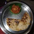 Anjana Sahil Manchanda का कुकस्नैप जब उन्होंने सोया चाप ग्रेवी(soya chaap gravy recipe in hindi) बनाया था।
