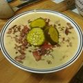 Brian James's cooksnap of when they made Cheeseburger soup.